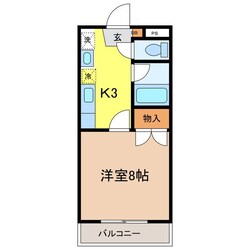 村井駅 徒歩18分 2階の物件間取画像